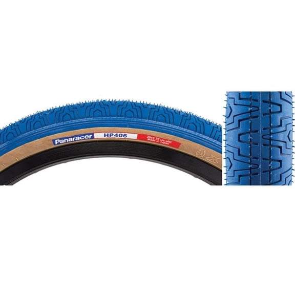 Panaracer HP406 Tire 20x1.75 Blue / Gumwall Wire Bead Clincher 20in. Bike