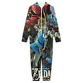thumbnail image 3 of The Legend of Zelda Hooded Union Suit Pajama Onesie Blanket Sleeper, 3 of 7
