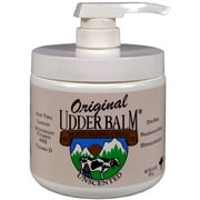 Unscented Original Udder Balm Moisturizing Cream with Aloe & Lanolin 16oz Pump Jar.