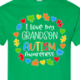 thumbnail image 4 of Inktastic I Love My Grandson Autism Awareness T-Shirt, 4 of 5