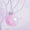 Pink, variant on Christmas Balls 8cm Christmas Hangings Christmas Feather Decoration Balls Christmas Tree Decoration Balls Color Balls