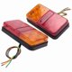 thumbnail image 3 of 2Pcs Car LED Trailer Tail Light 12V-80V Truck Side Light 10LED Truck Turn Signal Light for Truck Boa, 3 of 5