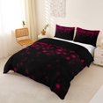 thumbnail image 2 of jejeloiu Pink Pixelated Grid Queen Duvet Cover Set Kids,Modern Geometric Checkered Bedding For Boys,Reversible,3 Pieces(No Comforter), 2 of 6