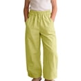thumbnail image 3 of Bovxnpu Girls Wide Leg Cargo Pants Girls Stylish Thin Cargo Pants Wide Leg Fashionable Pants Pants, 3 of 8