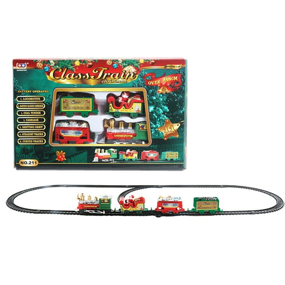 EGNMCR Train Toys for Boys Girls Toy Train Set Christmas Train Set Railway Tracks Battery Operated Toys S Train Kid Gifts for Kids