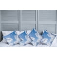 thumbnail image 2 of Ambesonne Nature Throw Pillow Cover 4 Pack, Clouds Scenery, 20", Blue White, 2 of 7