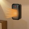 thumbnail image 5 of Upgraded Space Heater for Indoor Use, Electric Heaters, Portable Heaters for Indoor Use with Thermostat and Remote, Fast Safety Outdoor Heat for Office Bedroom Home Black, 5 of 9