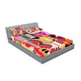 thumbnail image 2 of Ambesonne Colorful Fitted Sheet & Pillow Sham Set, Music Instruments, Queen, Multicolor, 2 of 2