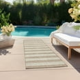 thumbnail image 6 of Addison Rugs Chantille Indoor/Outdoor Transitional Stripes Beige Washable Runner Rug, 2'3" x 7'6", 6 of 6