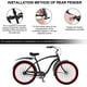 thumbnail image 4 of Bicycle Fender Kit, Portable Adjustable Road Mountain Bike Bike Typing Tire Mountain Road Bike Front And Rear Fender Fenders (1 Pair - Black), 4 of 5