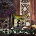 thumbnail image 5 of Mallard Throw Pillow 14 in x 14 in, 5 of 5