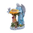 thumbnail image 3 of Estatua de ángel solar Gloria Decorativa de resina para jardín 20,5 cm x 13,5 cm x 29 cm, 3 of 9