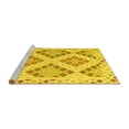 thumbnail image 2 of Ahgly Company Machine Washable Indoor Square Southwestern Yellow Country Area Rugs, 5' Square, 2 of 4