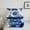 Blue Silver White, variant on Manfei Happy Christmas Bedding Comforter Set,Snowman Pattern Twin Comforter Sets,Hellow Winter Bedding Set For Girl,Luxury Bedroom Decor Reversible,2pcs