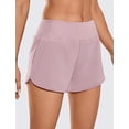 thumbnail image 3 of Quick Dry Running Spandex Shorts with Pockets - Jogging Yoga Pilates Sports Shorts - Womens Lightweight Gym Athletic Workout Shorts Liner, 3 of 6