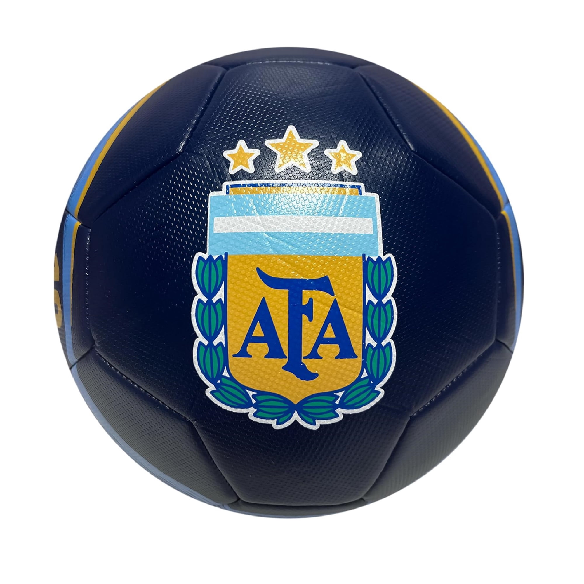Icon Sports Argentina National Football Team Soccer Ball Officially Licensed Ball Size 5 Ball - AFA, Player 10, Navy