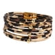 thumbnail image 4 of Pulsera de para mujer, accesorios para conjuntos, fácil de usar, duradera, tipo brazalete. Amarillo leopardo, 4 of 8