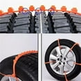 thumbnail image 5 of pathside 2025 Reusable Anti Snow Chains, Portable Snow Tire Chain Snow Chains for Car, SUV and Trucks, Automobile Chains, Sedans, Tire Width 145-295mm (20PCS), 5 of 6