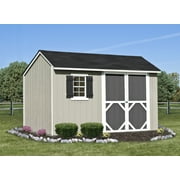 Handy Home Products Augustine 12 ft. x 8 ft. Saltbox Storage Shed