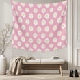 thumbnail image 5 of White Pink Daisy Large Tapestry for Bedroom Wall Hanging Tapestry, Spring Summer Floral Botanical Ceiling Backdrop Tapestries Poster Blanket Wall Decor for Teens Room Living Room Dorm 100" x 59", 5 of 8