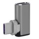 thumbnail image 2 of Adaptador USB C, Interfaz magnética conveniente Material de aleación de aluminio Tipo C Adaptador de carga, Teléfono móvil de viaje en el hogar para tableta portátil LHCER Descripción de la referencia, 2 of 7