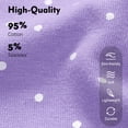 thumbnail image 3 of Ruisita 6 Pack Girls Cotton Biker Cartwheel Shorts Kids Safety Under Dress Dance Shorts, 3 of 9