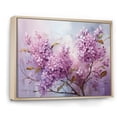 thumbnail image 2 of Designart "Unveiled Beauty Of Lilacs I" Lilacs Floater Framed Canvas Wall Art, 2 of 5