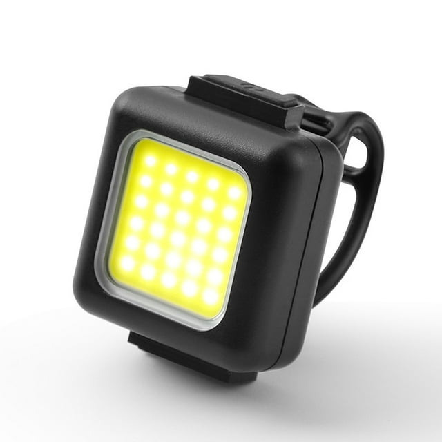 Led Bike Lights Set 100mAh 130/80 Lumen Bicycle Lights Front and Rear IPX5 Waterproof Bike Tail Light Type-C Rechargeable Rear Bike Light with Clip and Straps for Night Riding