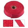 thumbnail image 4 of Quinlirra New 2.5CM 5M Titanium Exhaust Heat Wrap Roll for Motorcycle Fiberglass Heat Shield Tape with Stainless Ties + 4 Ties Kit Hot, 4 of 9