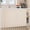 Beige, variant on Custom Kitchen Cabinet Curtains, Accordion Pleated Folding Door Privacy Curtain with Self-Adhesive Track, Faux Linen Cabinet Cover for Under Sink, Wardrobe