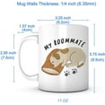 thumbnail image 5 of Best Roommate Ever-Funny Gift Mug Ideas Coffee Mug for Dog Lovers/Dog Mom/Dog Dad/Dog Mugs/Dog Owner Gift/ Dog Coffee Mug/Puppy Mug for Him/Her/Husband/Wife/Boyfriend/Girlfriend/Boss/Co-worker, 5 of 6