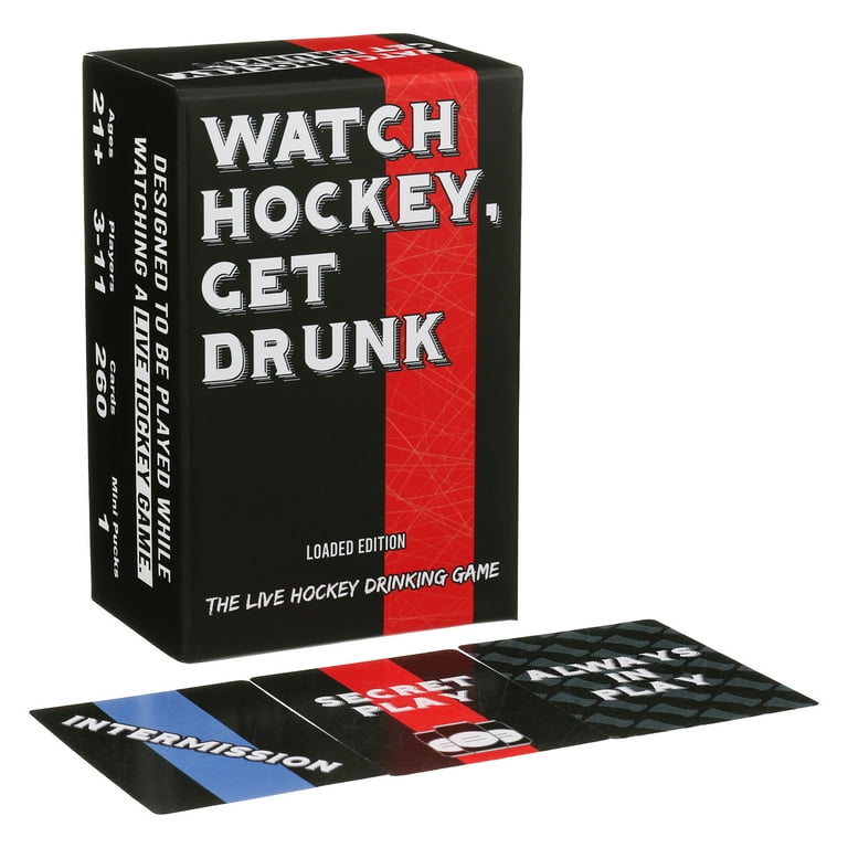 NHL Live Hockey Drinking Game for Adults Watch Hockey, Get Drunk
