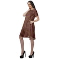 thumbnail image 5 of Moomaya Printed Tunic Dresses Women A-Line Short Sleeve Casual Shift Dress, 5 of 6