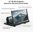 thumbnail image 3 of Pocket Cinema 2026 Upgraded Screen Magnifier for Cell Phone, 10–18 Inch 3D HD Foldable Phone Projector, Portable Mobile Screen Amplifier for Movies, Gaming & Travel, 3 of 6
