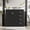 Black, variant on 36" Sturdy Solid Wood Small Bathroom Storage Cabinet, Bathroom Organizer Cabinet with Soft Close, Compact Vanity Unit for Small Spaces with Ample Storage for Bathroom, Black