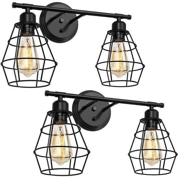 Dressing Table Lamp (2-Piece Set), Birdcage Lamp