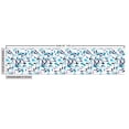 thumbnail image 3 of Ambesonne Botanical Fabric by the Yard, Repeating Branches Leaves, 5 Yards, Sky Blue Pink and Teal, 3 of 5