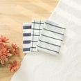 thumbnail image 6 of Unique Bargains Cotton Hand Towels Absorbent Lint Free Dish Kitchen Towels 24 x 16 Inch Blue Striped 4pk, 6 of 7