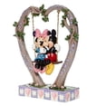 thumbnail image 2 of Enesco Disney Traditions by Jim Shore Mickey and Minnie Mouse on Heart Swing Figurine, 9 Inch, Multicolor, 2 of 4