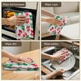 thumbnail image 6 of Christmas Kitchen Towels Set Of 2 - 18x26 Inch Ultra Absorbent Dish Towels, Soft Drying Hand Towels for Cooking, Baking & Decor, Spring/Summer Home Aesthetic., 6 of 7