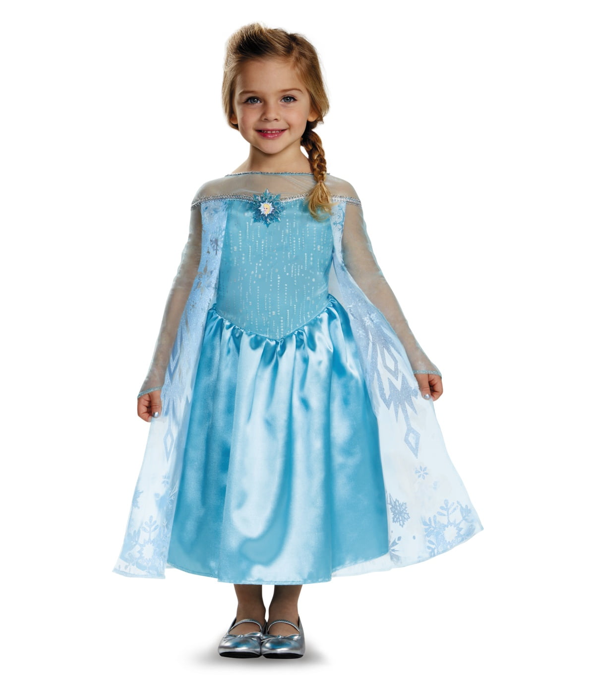 Frozen Elsa Little Girls Disney Costume Party Dress Arendale Ice Queen -  Walmart.com