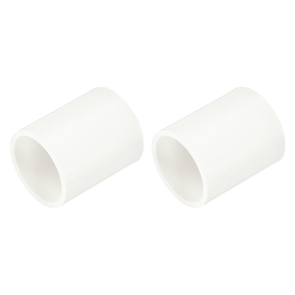 32mm Pipe Coupling Adapter, 2Pcs Pipe Fittings, White