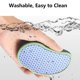 thumbnail image 2 of Lima de pies de nanovidrio mejorada con raspador de carcasa trasera de fácil agarre con puntos de molienda de nivel nano Removedor de callos de piel muerta lavable para ambientes secos y húmedos, 2 of 3