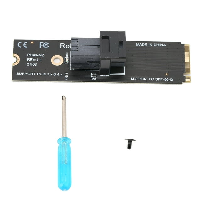 Carte d'Extension de Transfert, 64GT / S Forte Compatibilité PCI E Carte d'Extension pour Accessoires Universels PC PH49-M2