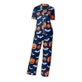 thumbnail image 6 of Halloween Pajamas Halloween Printed Short Sleeve Long Pants Pajamas for Women Set, 6 of 6