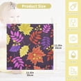 thumbnail image 2 of SKYSONIC 5 PCS Autumn Colors Leaves Baby Muslin Washcloths, Face Towel Burp Cloths Ultrasoft Absorbent Cotton Bath Wipes Towels for Newborn Boys Girls, 2 of 7