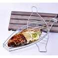 thumbnail image 1 of Barbecue Fish-shape Grilling Basket Net For Fish,Stainless Steel BBQ, 1 of 1