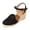 Black, variant on Espadrille Sandals for Women Arch Support Closed Toe Platform Wedge Heel Ankle Strap Summer Dress Shoes