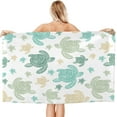 thumbnail image 2 of Yibo Sea Turtles Beach Towel Super Absorbent Quick Dry Sandproof Travel Bath Swimming Outdoors Camping, 2 of 9