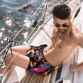 thumbnail image 2 of luoweisi Men's Beach Shorts Quick Dry Swim Trunks with Mesh Lining Sheepdog 2XL, 2 of 5